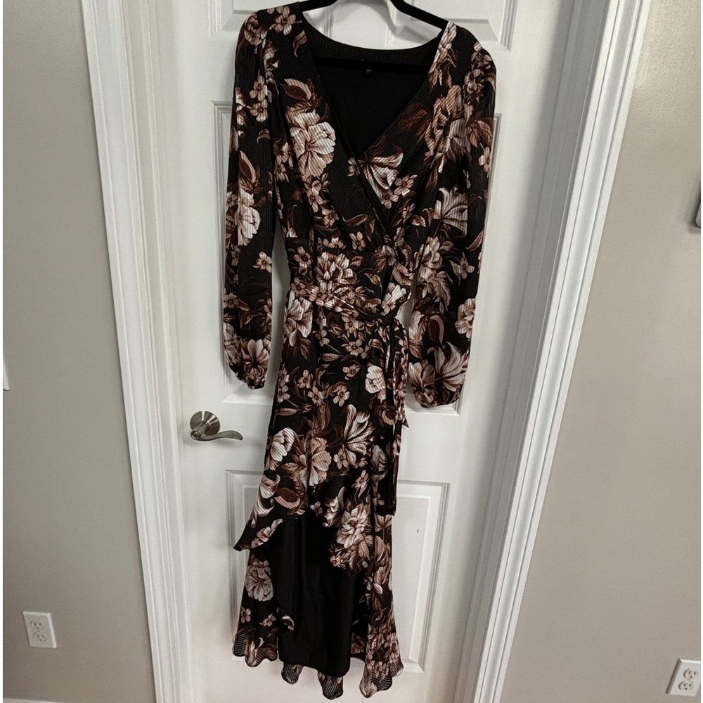 Express High Low Floral Print Dress